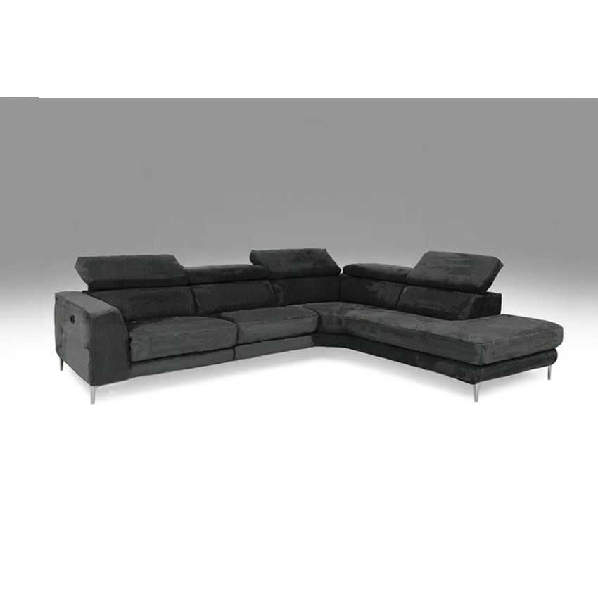 Relax Studio Rs, Apartment Size Leather Reclining Sectional Sofa
